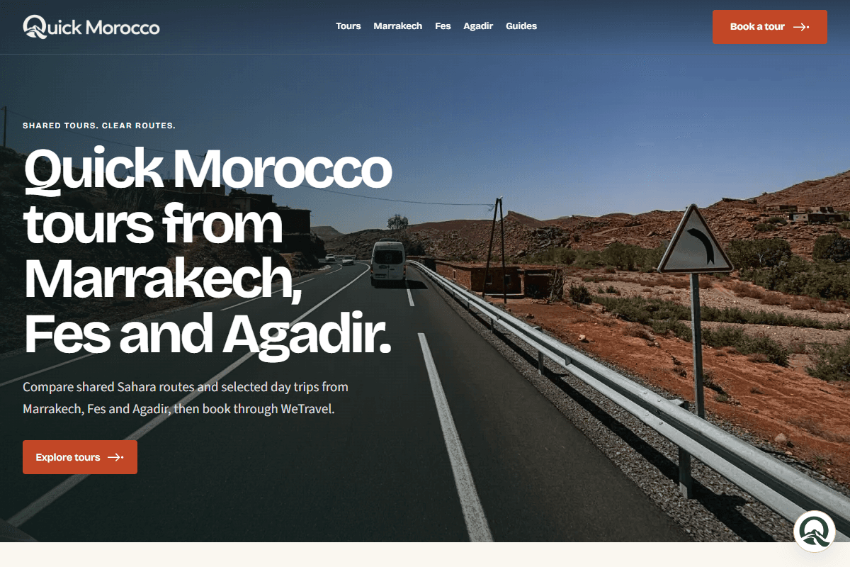 Real visual context for Quick Morocco